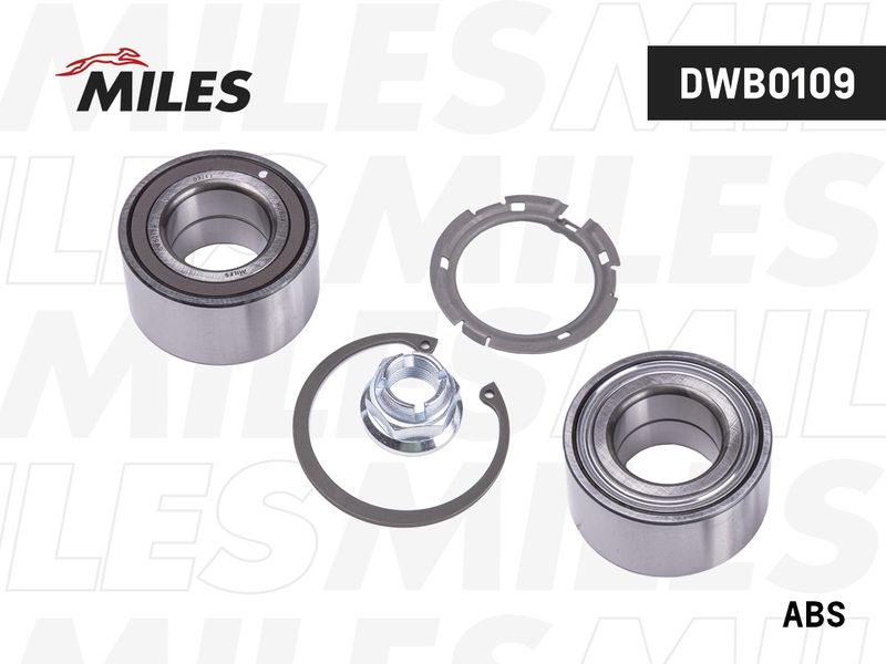 Комплект подшипника ступицы колеса MILES DWB0109