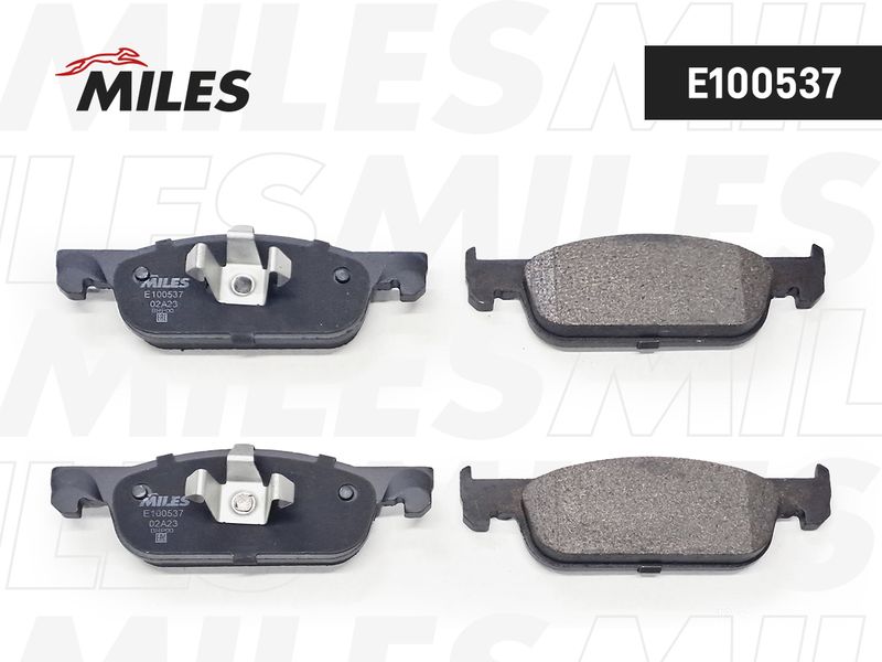 Комплект тормозных колодок, дисковый тормоз MILES E100537