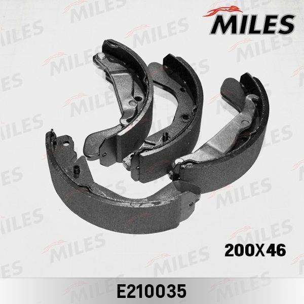 Комплект тормозных колодок MILES E210035
