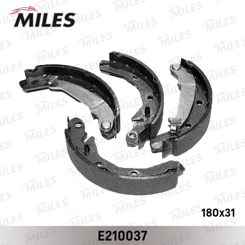 Комплект тормозных колодок MILES E210037