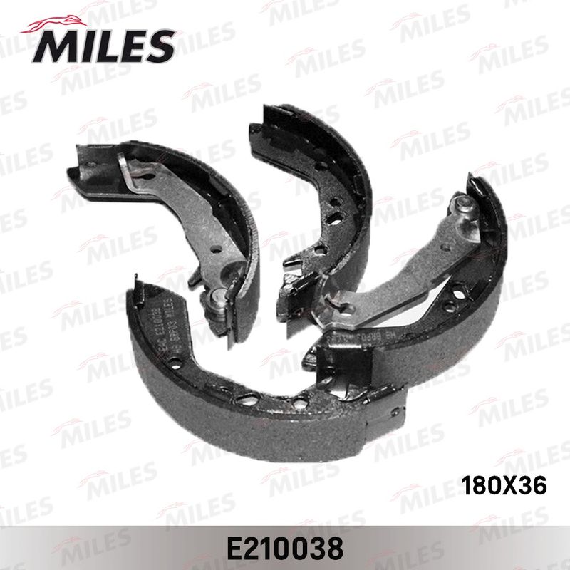 Комплект тормозных колодок MILES E210038