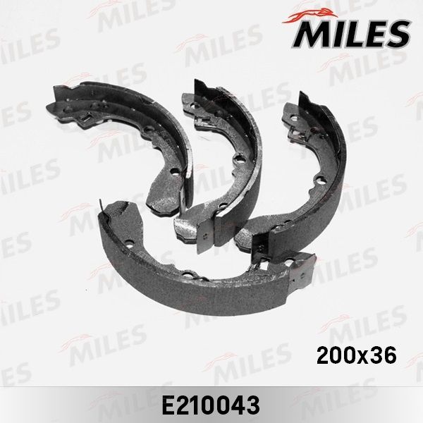 Комплект тормозных колодок MILES E210043