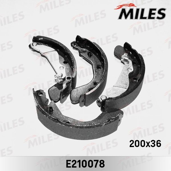 Комплект тормозных колодок MILES E210078