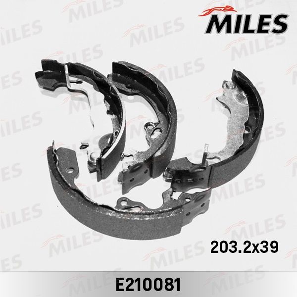 Комплект тормозных колодок MILES E210081