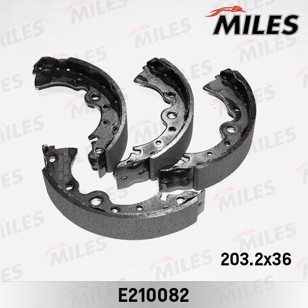 Комплект тормозных колодок MILES E210082