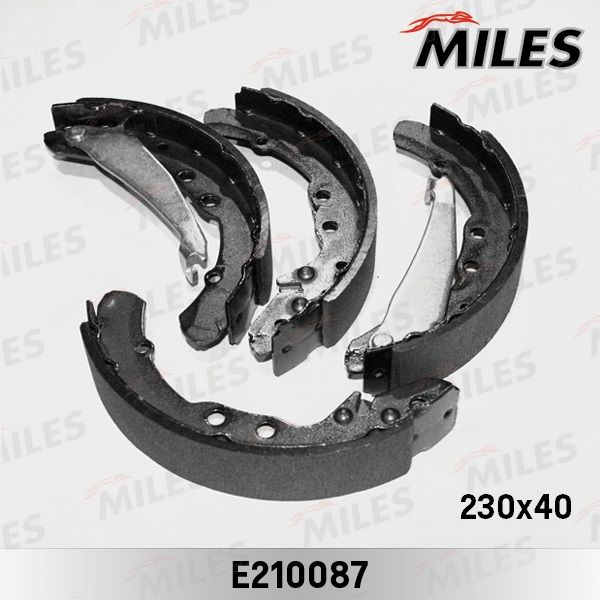 Комплект тормозных колодок MILES E210087