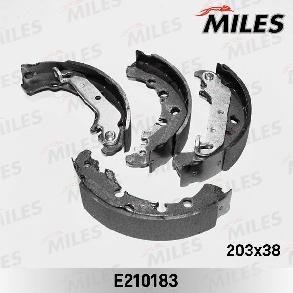 Комплект тормозных колодок MILES E210183