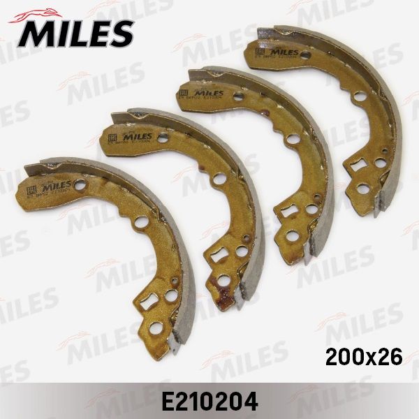 Комплект тормозных колодок MILES E210204