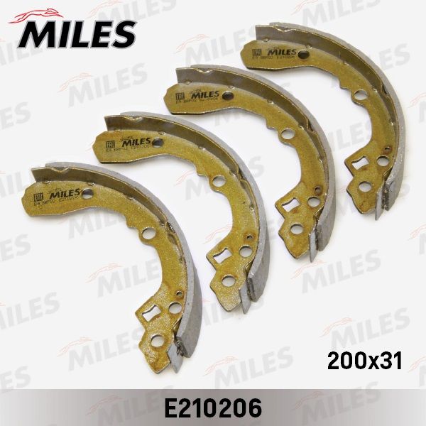 Комплект тормозных колодок MILES E210206