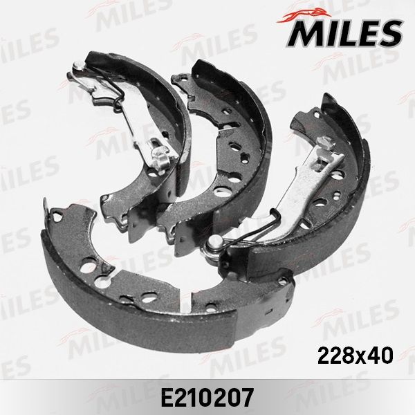 Комплект тормозных колодок MILES E210207