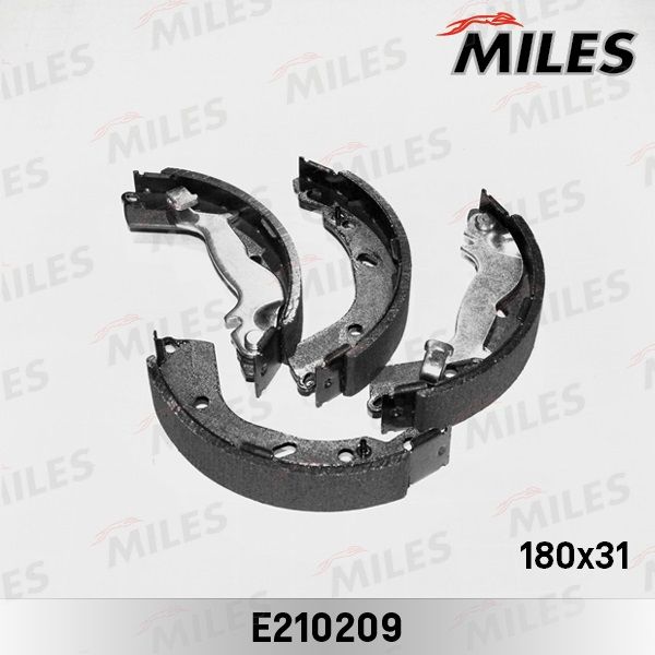 Комплект тормозных колодок MILES E210209