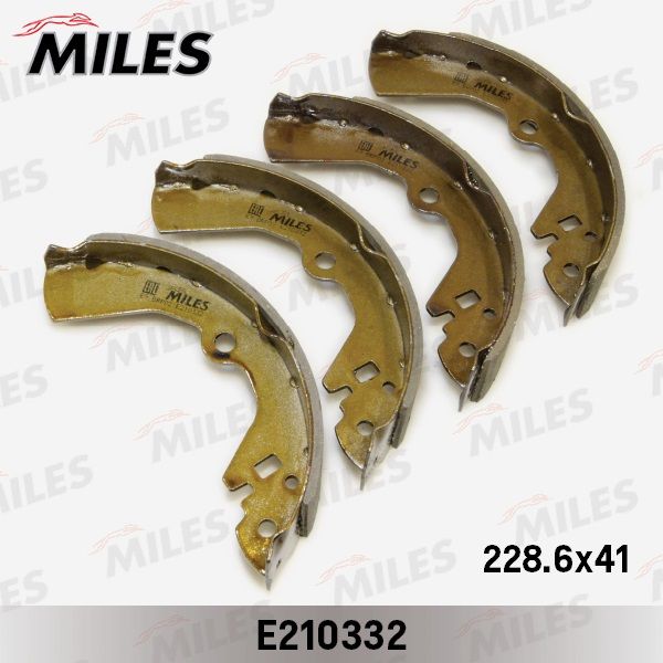 Комплект тормозных колодок MILES E210332