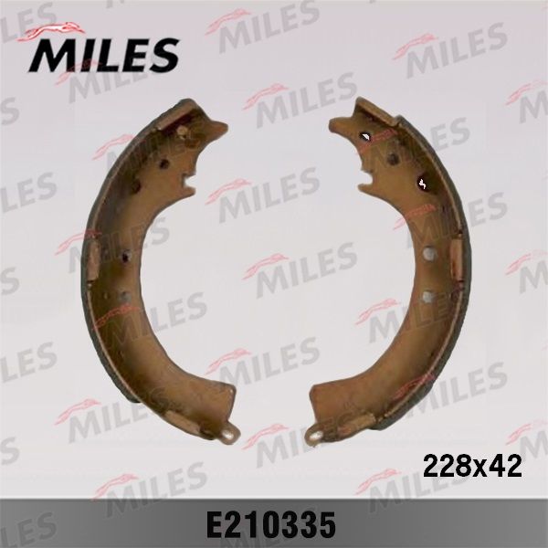 Комплект тормозных колодок MILES E210335