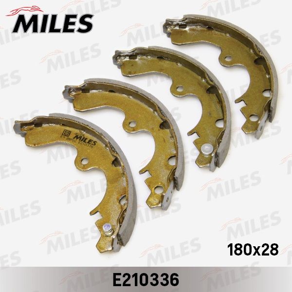 Комплект тормозных колодок MILES E210336