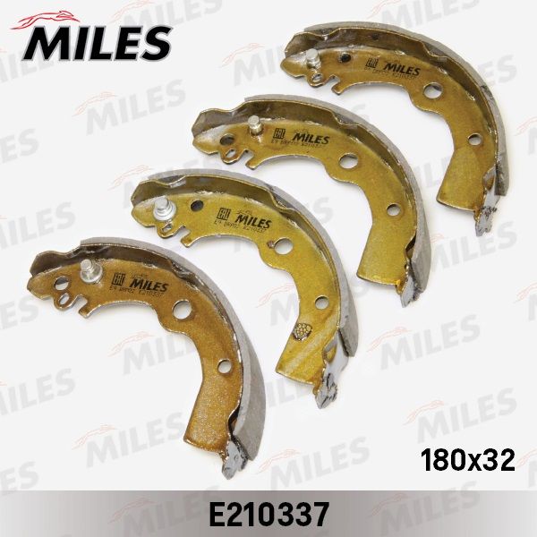 Комплект тормозных колодок MILES E210337