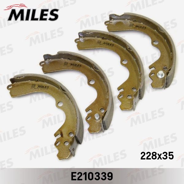 Комплект тормозных колодок MILES E210339