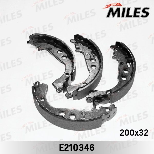 Комплект тормозных колодок MILES E210346