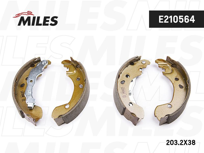 Комплект тормозных колодок MILES E210564