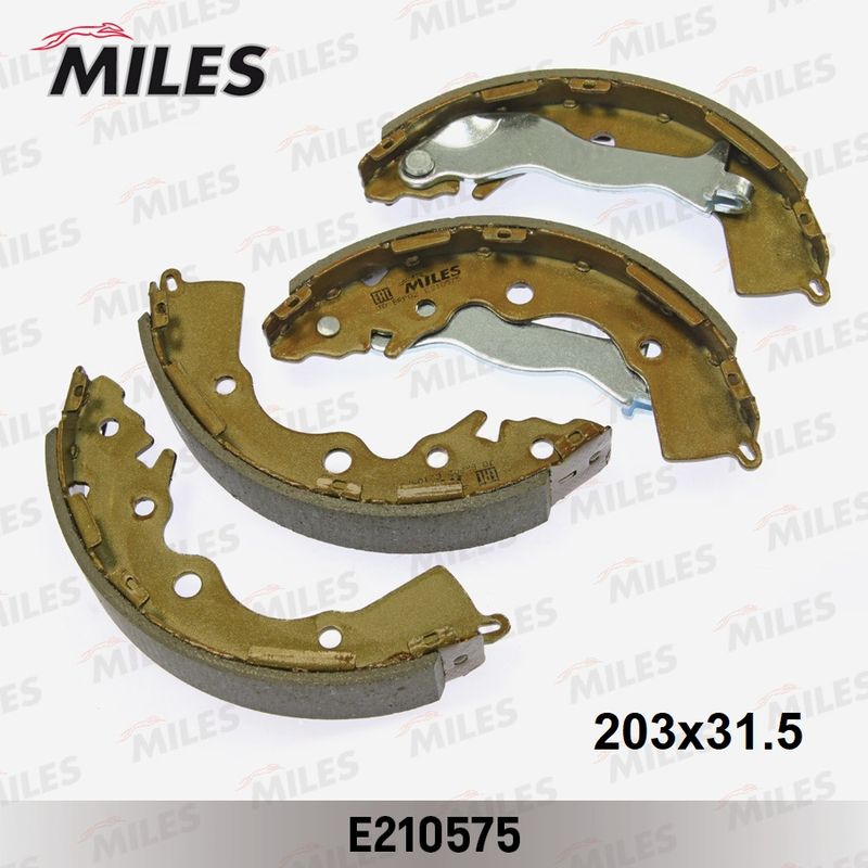 Комплект тормозных колодок MILES E210575