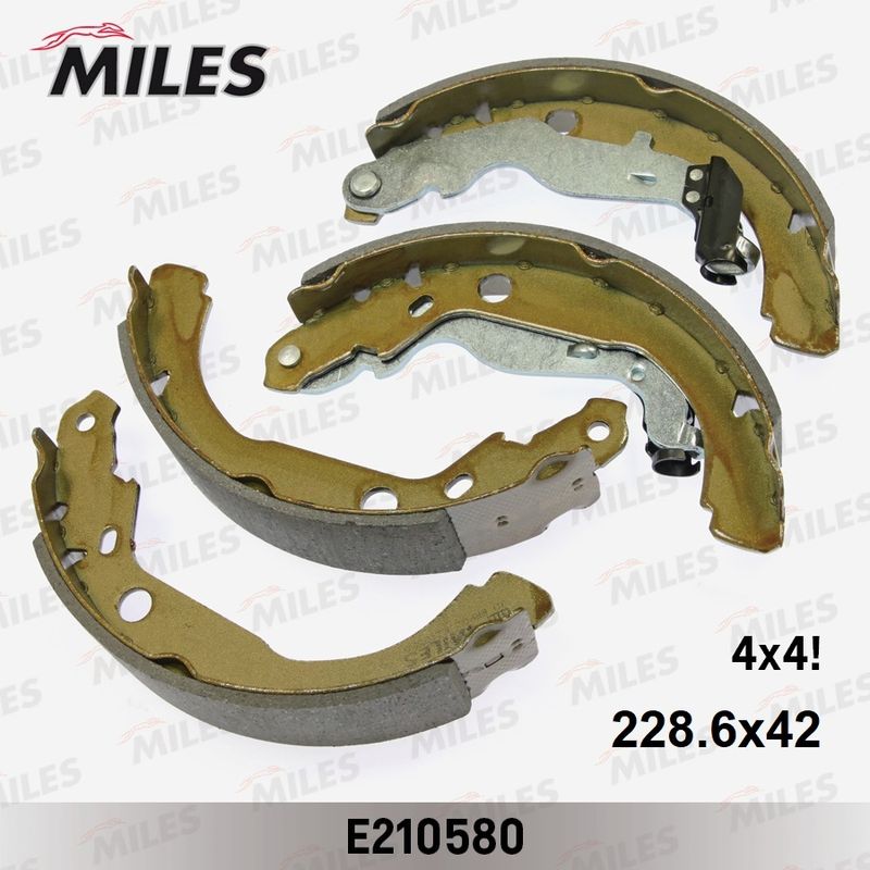 Комплект тормозных колодок MILES E210580