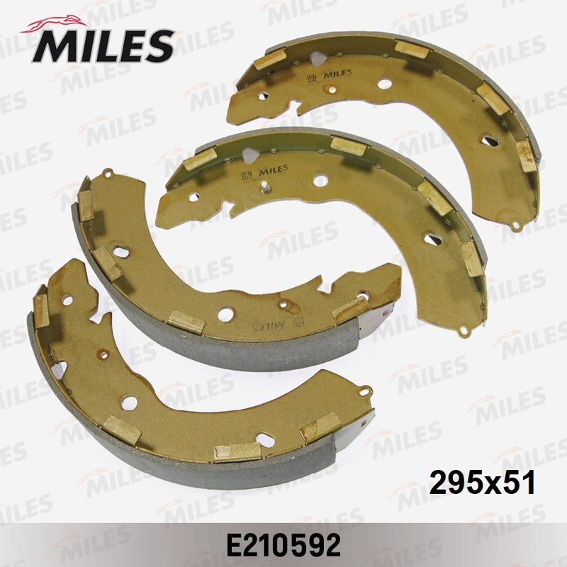 Комплект тормозных колодок MILES E210592