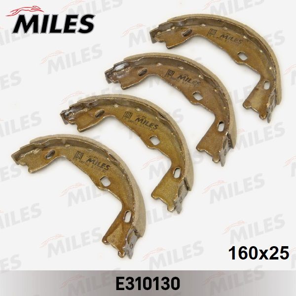 Комплект тормозных колодок, стояночная тормозная система MILES E310130