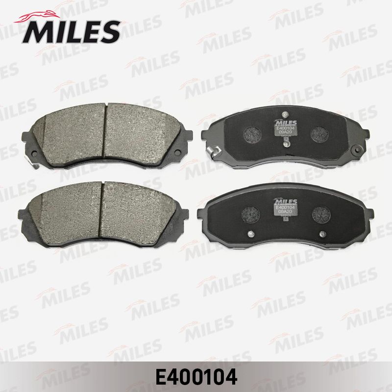 Комплект тормозных колодок, дисковый тормоз MILES E400104