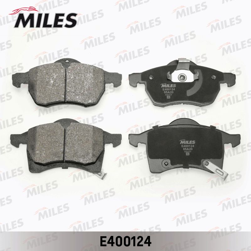 Комплект тормозных колодок, дисковый тормоз MILES E400124