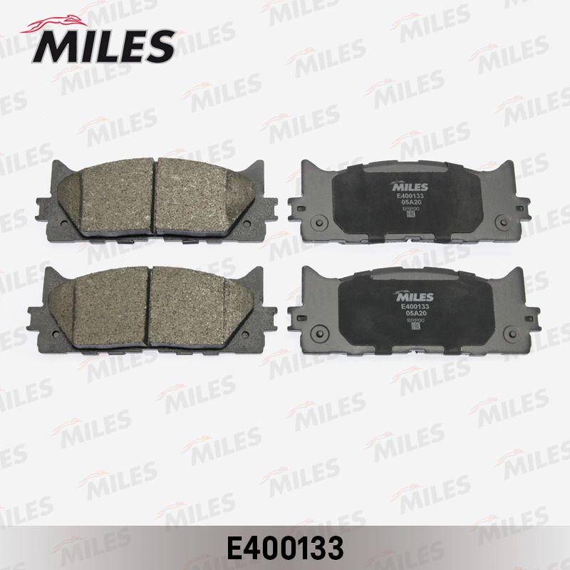 Комплект тормозных колодок, дисковый тормоз MILES E400133
