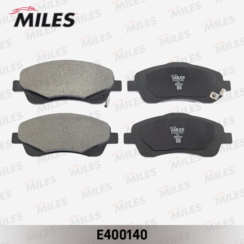 Комплект тормозных колодок, дисковый тормоз MILES E400140