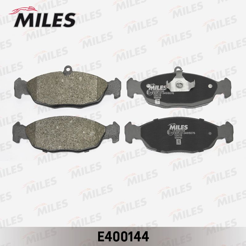 Комплект тормозных колодок, дисковый тормоз MILES E400144