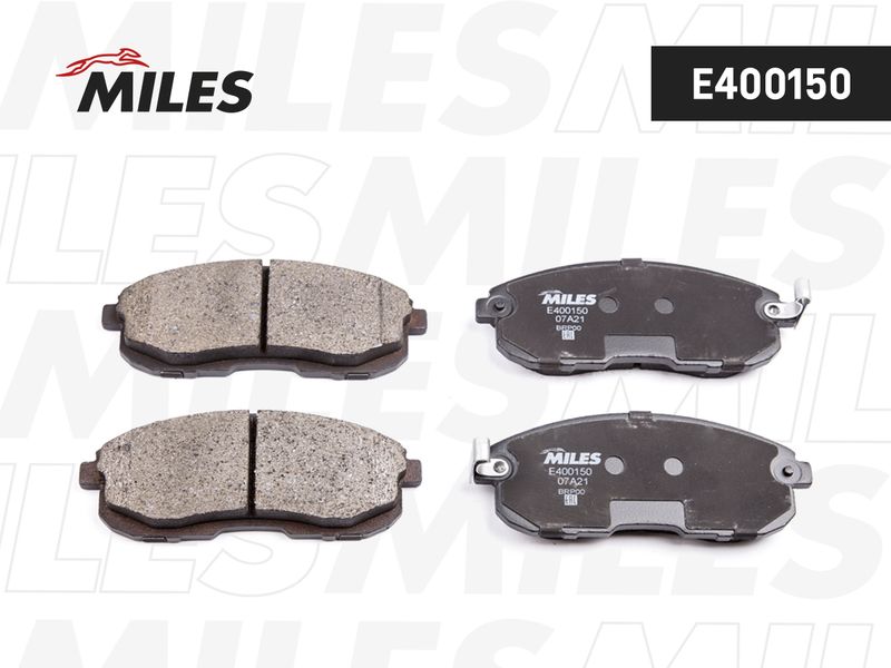 Комплект тормозных колодок, дисковый тормоз MILES E400150