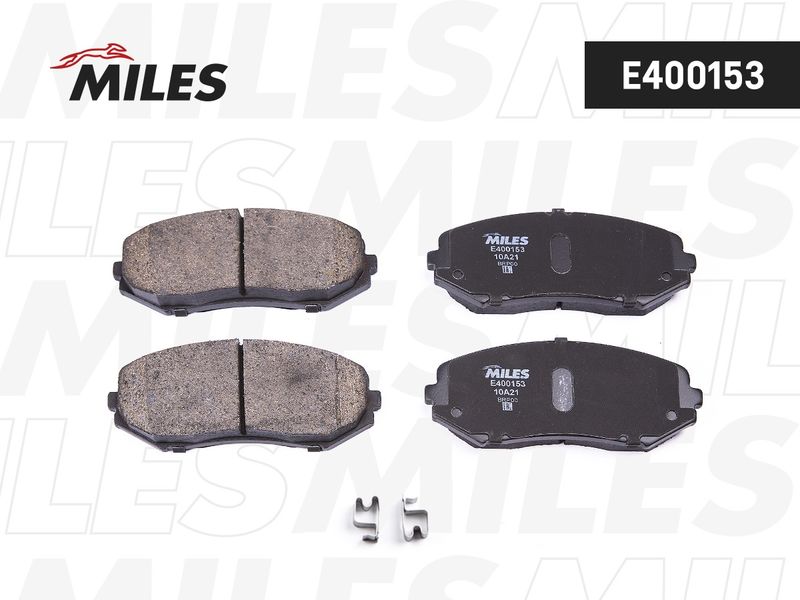 Комплект тормозных колодок, дисковый тормоз MILES E400153