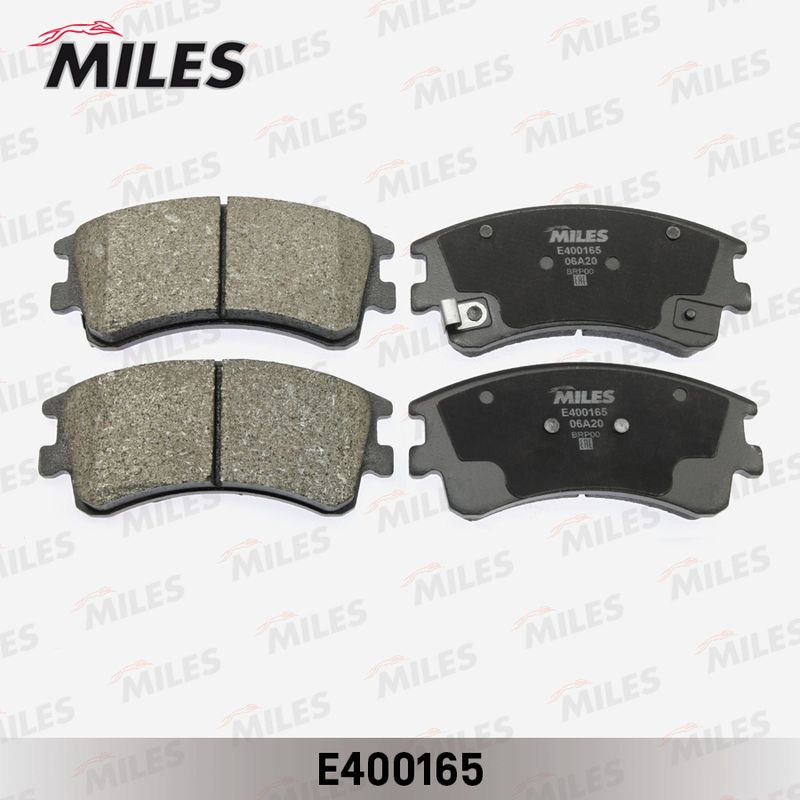 Комплект тормозных колодок, дисковый тормоз MILES E400165