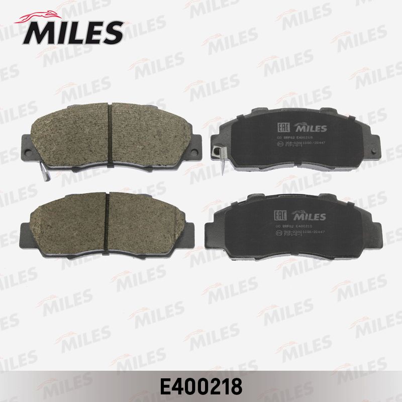 Комплект тормозных колодок, дисковый тормоз MILES E400218