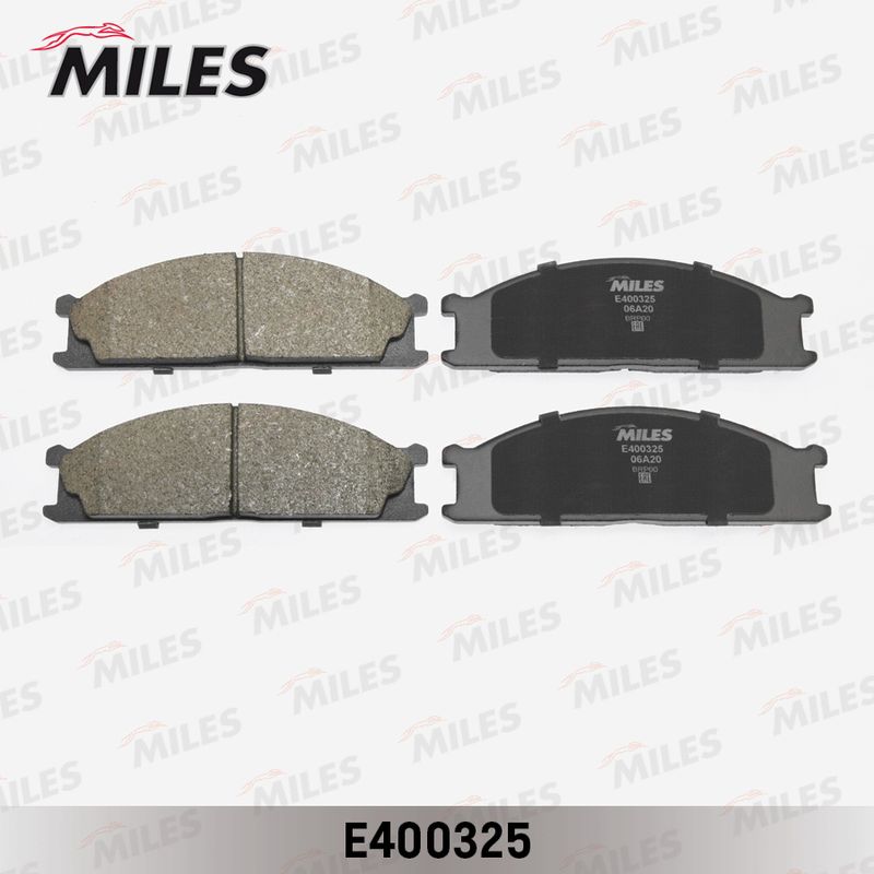 Комплект тормозных колодок, дисковый тормоз MILES E400325