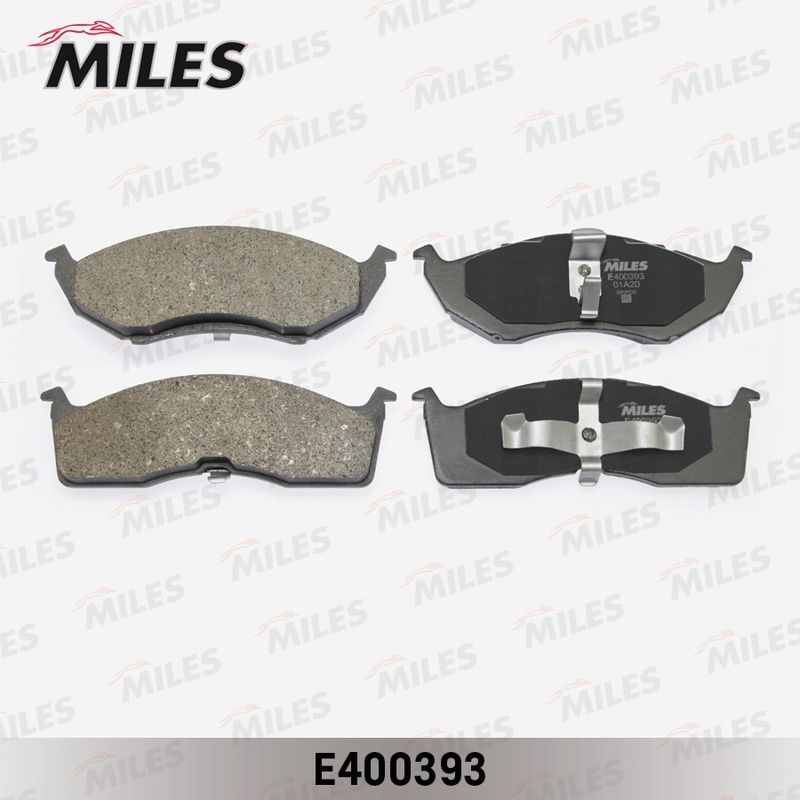 Комплект тормозных колодок, дисковый тормоз MILES E400393