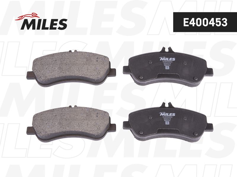 Комплект тормозных колодок, дисковый тормоз MILES E400453