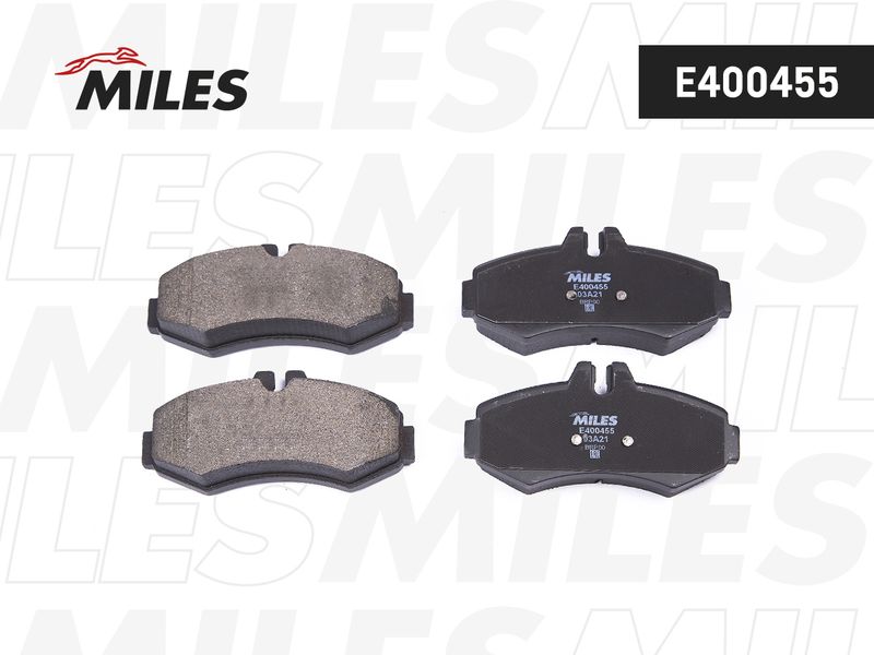 Комплект тормозных колодок, дисковый тормоз MILES E400455