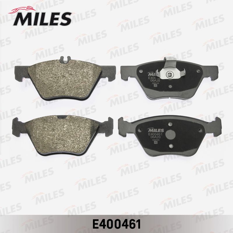 Комплект тормозных колодок, дисковый тормоз MILES E400461