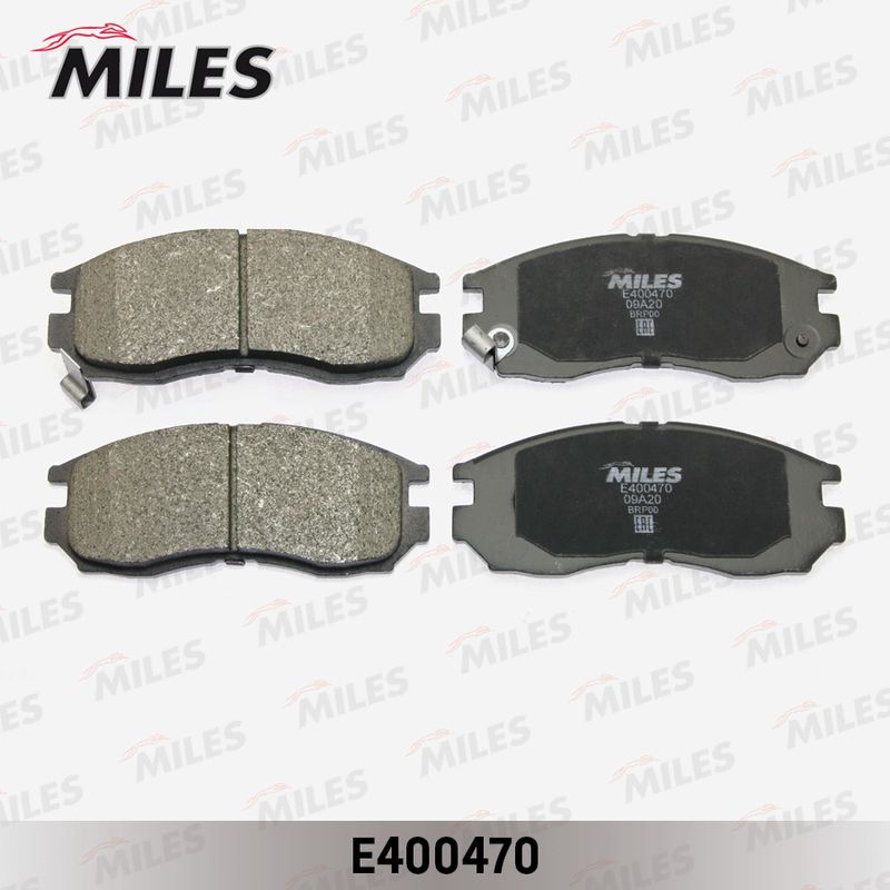 Комплект тормозных колодок, дисковый тормоз MILES E400470