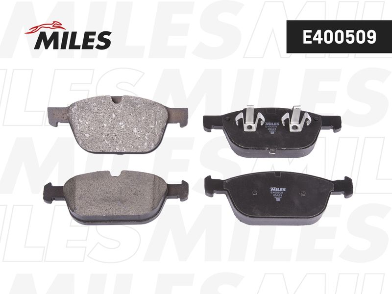 Комплект тормозных колодок, дисковый тормоз MILES E400509