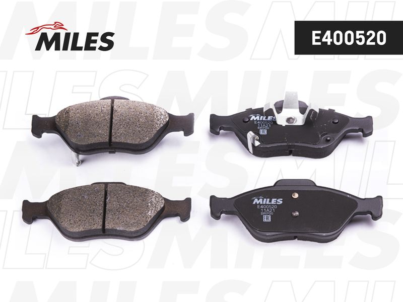 Комплект тормозных колодок, дисковый тормоз MILES E400520