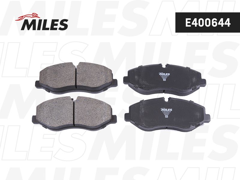 Комплект тормозных колодок, дисковый тормоз MILES E400644