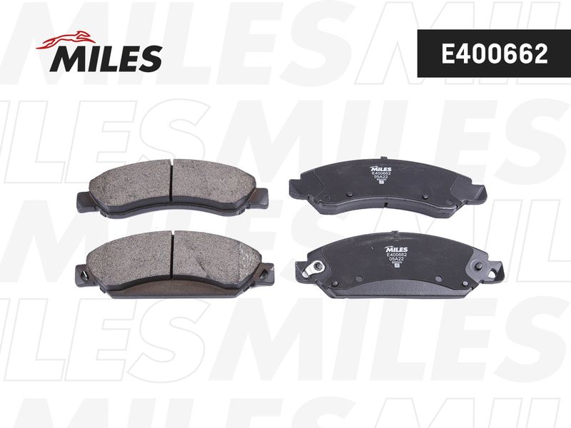 Комплект тормозных колодок, дисковый тормоз MILES E400662