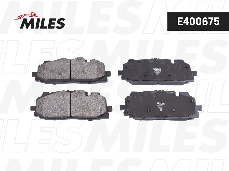 Комплект тормозных колодок, дисковый тормоз MILES E400675
