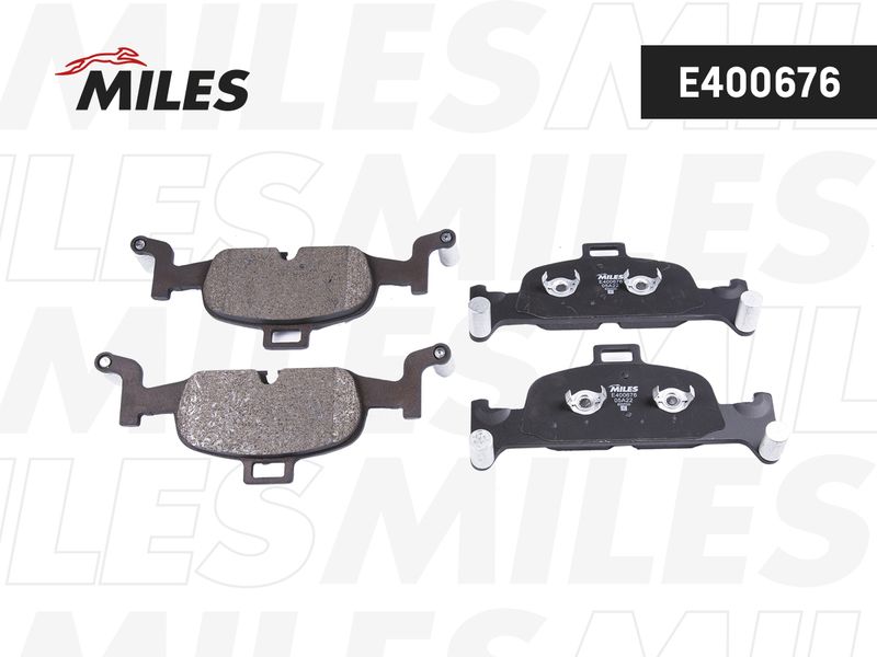Комплект тормозных колодок, дисковый тормоз MILES E400676