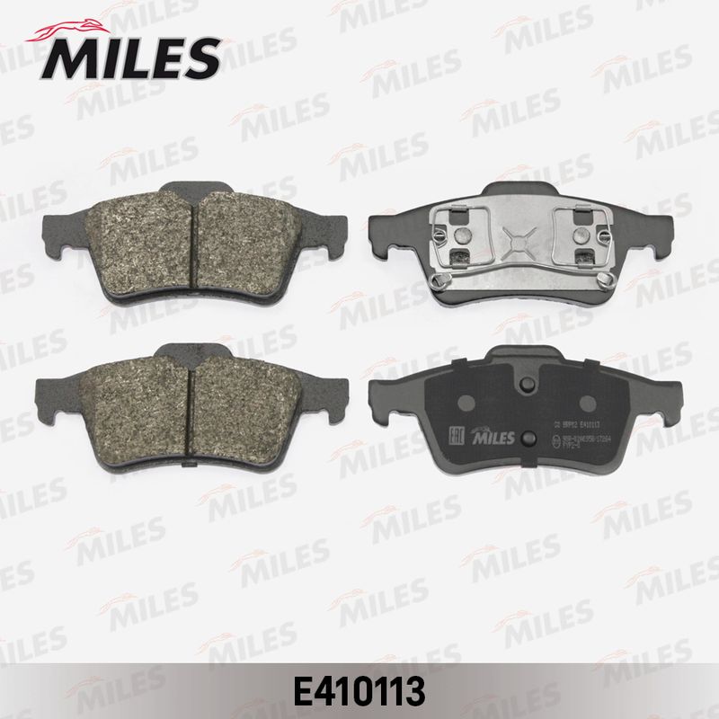 Комплект тормозных колодок, дисковый тормоз MILES E410113