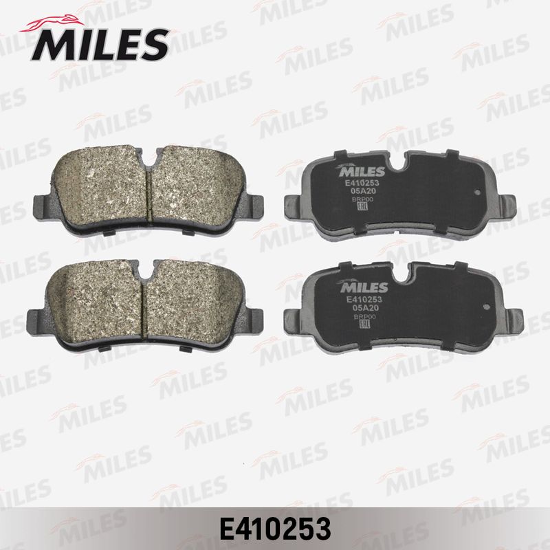 Комплект тормозных колодок, дисковый тормоз MILES E410253