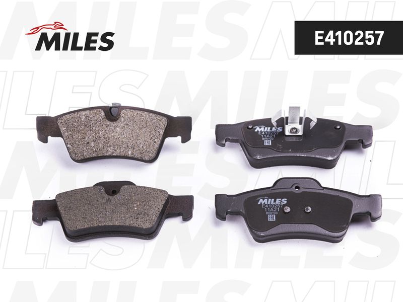 Комплект тормозных колодок, дисковый тормоз MILES E410257